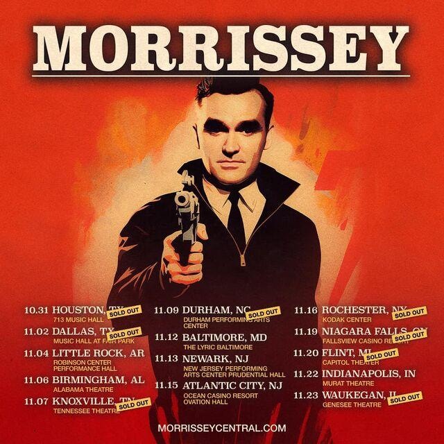 Morrissey — Halloween Night, Houston